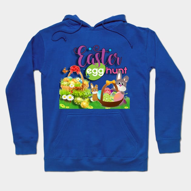 Easter Egg Hunt Hoodie by Artistic Design